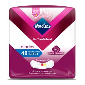 Protectores Nosotras Diarios V-Confident Largos