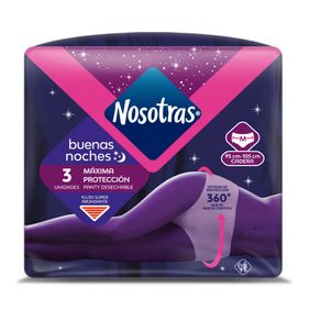 Toallas Higiénicas Nosotras Buenas Noches Maxima Proteccion