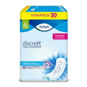 Toalla Higiénica TENA Discreet Medium