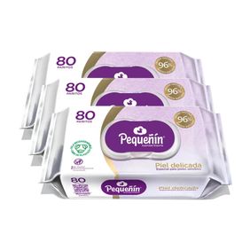 Combo Pañitos Húmedos Pequeñín Piel Delicada x 240und