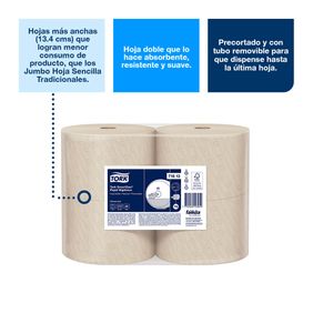 Papel Higiénico Tork SmartOne Hoja Doble Natural 200mts