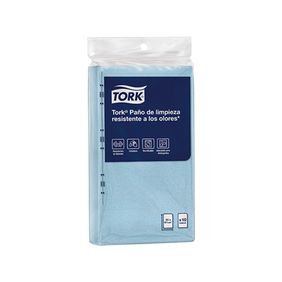 Paño de Limpieza Tork Resistente a los Olores Color Azul