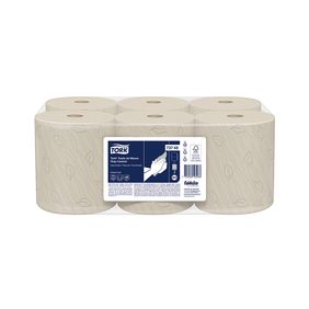 Tork® Toalla de Manos Flujo Central/ Advanced/ Natural/ 120 m / 6 rollos