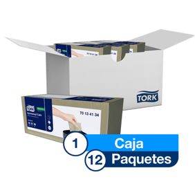 Tork Xpressnap® Servilleta Dispensada/ Café/ Blanco/ caja x 12pqts x 500 serv. c/u