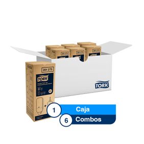 Combo Dispensador + Gel Antibacterial Tork para Manos Premium X 6 Cajas