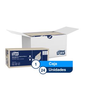 Tork Xpress® Toalla de Manos Doblada en Z/ Advanced/ Natural/150 toallas/ 24 bolsas