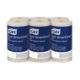 Papel Higiénico Tork SmartOne Mini Hoja Doble Natural 100mts X 12 Rollos