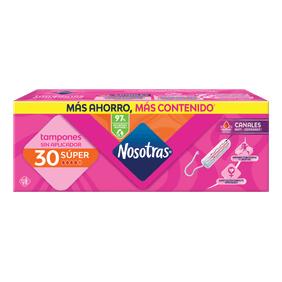 Tampon Nosotras Digital Super 12x30
