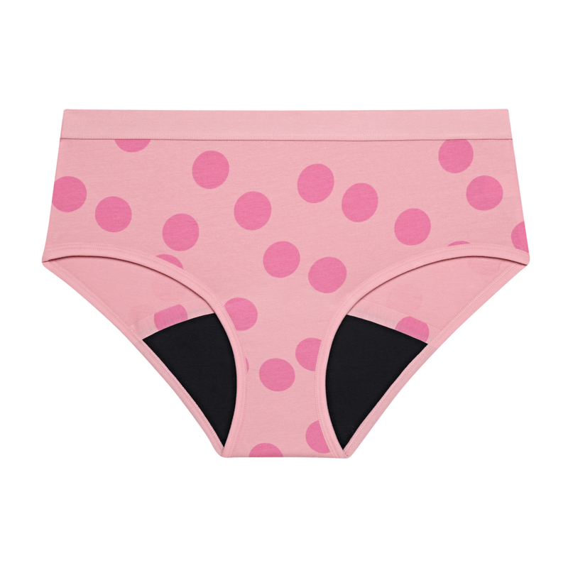 Panty Hipster Teens Dots - Flujo Regular-1760456415416