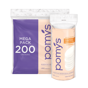 Combo Rueditas Desmaquilladoras Pomys Original x 260und