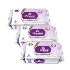 Combo Pañitos Húmedos Pequeñín Piel Delicada x 240und