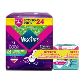 Toallas Higiénicas Nosotras Buenas Noches Natural