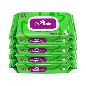 Combo Pañitos Húmedos Pequeñín Manzanilla x 320 und