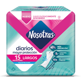 Protectores Nosotras Diarios Largos